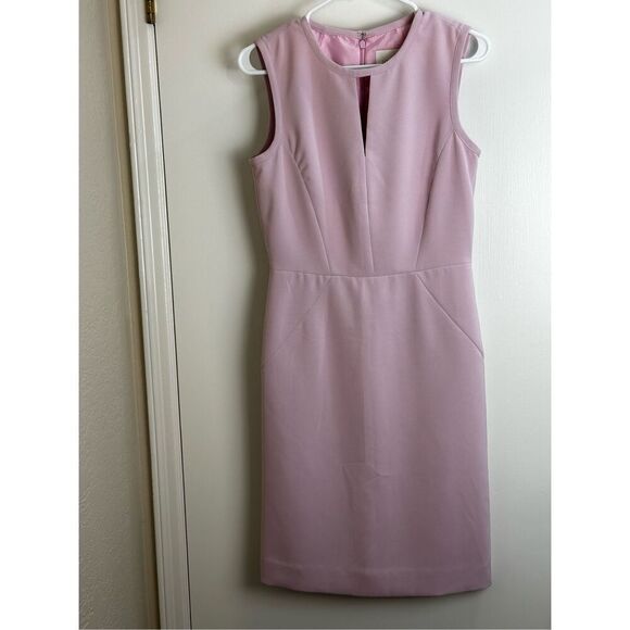 J Crew Suiting size 4 pink lined sleeveless A line dress - Picture 1 of 9